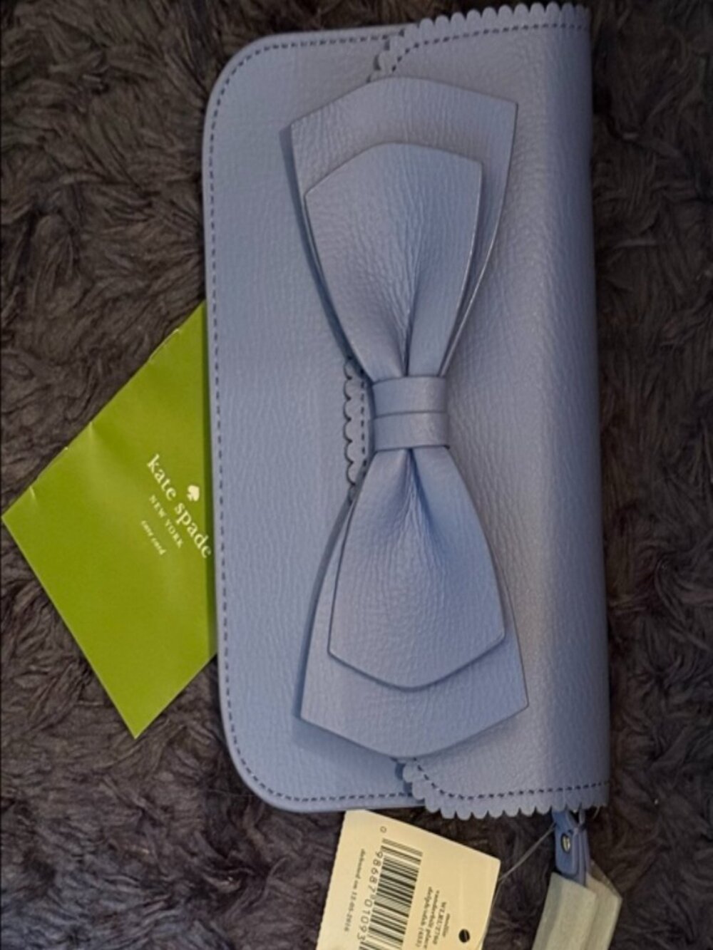 Kate Spade Vanderbilt Place Mollie Wristlet (Delphinium Blue)
